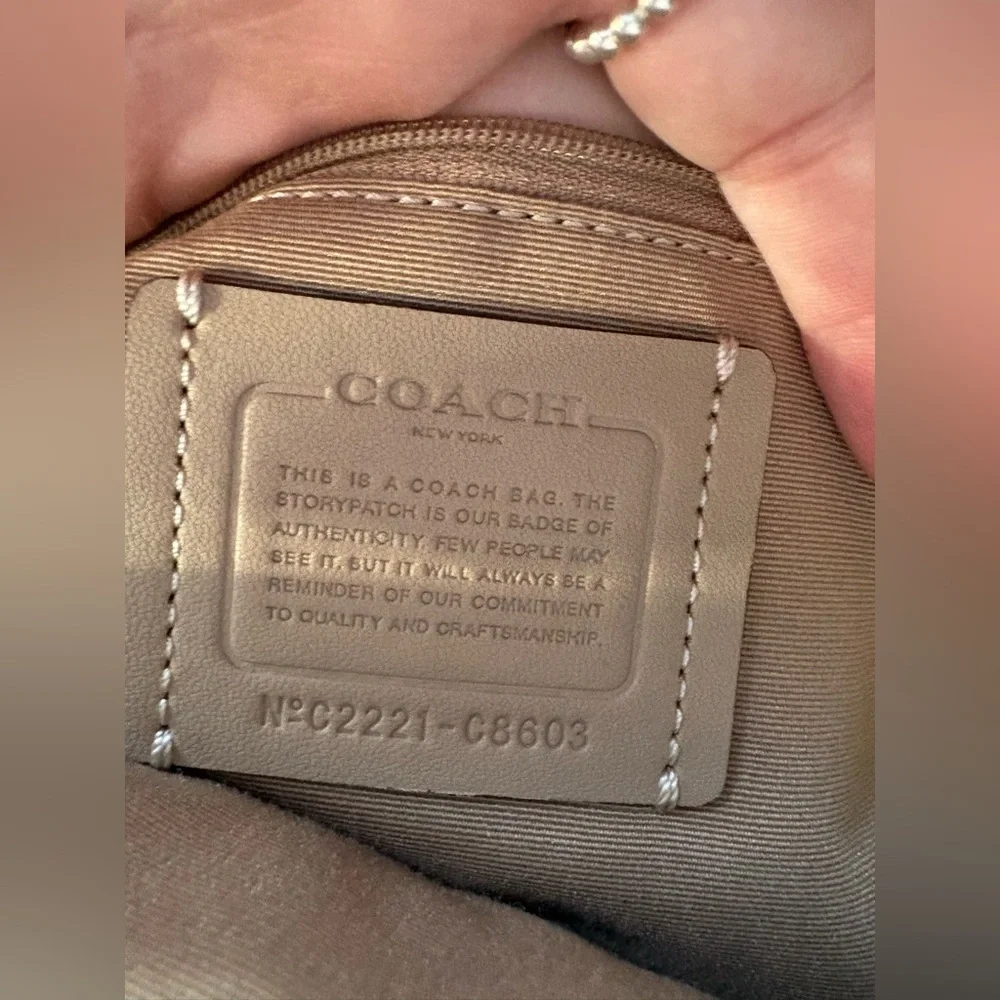 Coach Light Blue Backpack - Picture 3 of 15